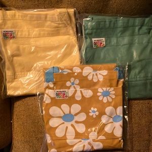 *TRADES* big bud press sample sale aprons -- lazy daisy, butter yellow, seafoam!